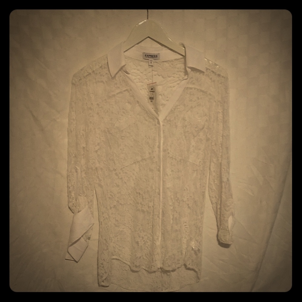 Express Lace button up